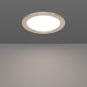 Eglo - LED RGBW Luminaria empotrada regulable para baño LED/9,5W/230V 2700-6500K Ø 16,8 cm IP44 cromo mate