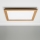 Eglo - LED RGBW Panel fijo regulable SALOBRENA-C WOOD LED/30,5W/230V 2700-6500K 64x64 cm marrón + control remoto