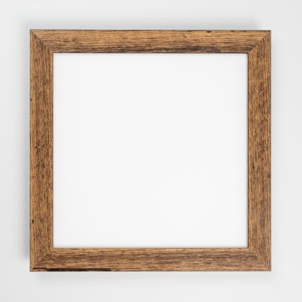 Eglo - Panel LED RGBW regulable de superficie SALOBRENA-C WOOD LED/21W/230V 2700-6500K 49,5x49,5 cm marrón + control remoto