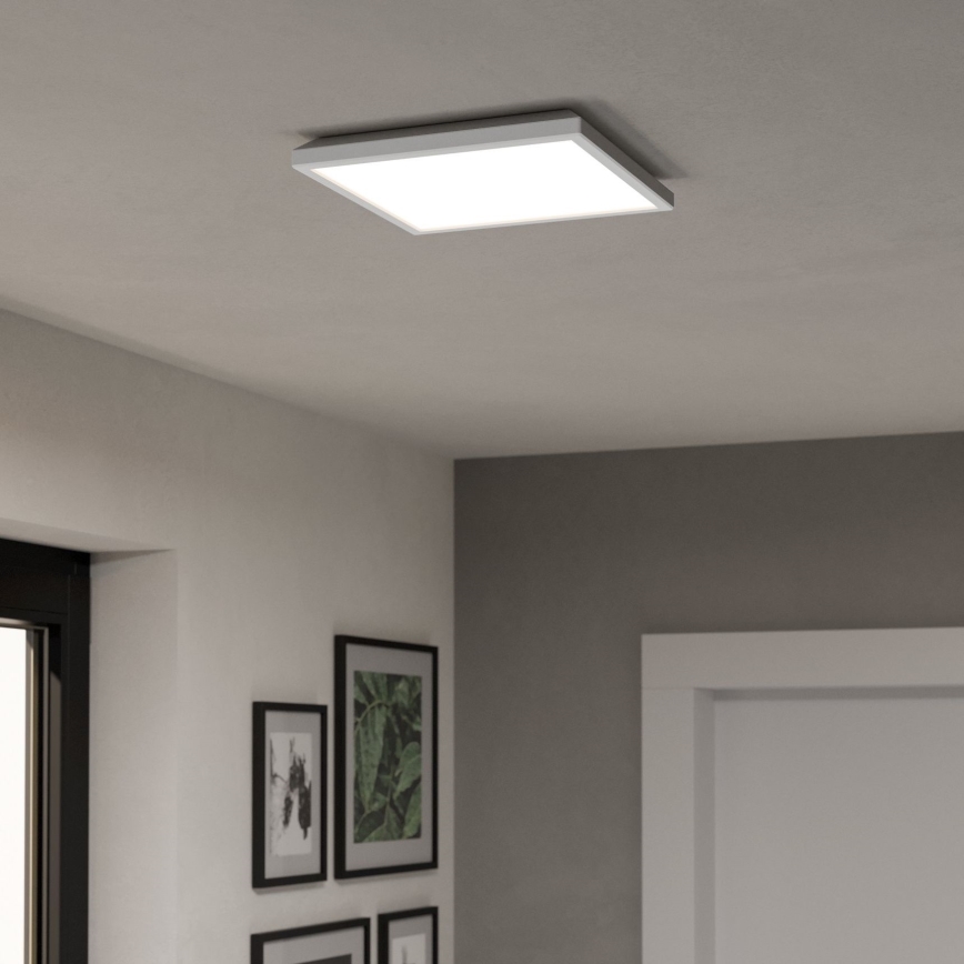 Eglo - LED RGBW Plafón regulable para el baño LED/13,4W/230V 2700-6500K 29x29 cm IP44 blanco ZigBee