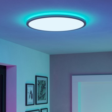 Eglo - LED RGBW Plafón regulable para el baño LED/16,8W/230V 2700-6500K diá. 50 cm IP44 blanco ZigBee