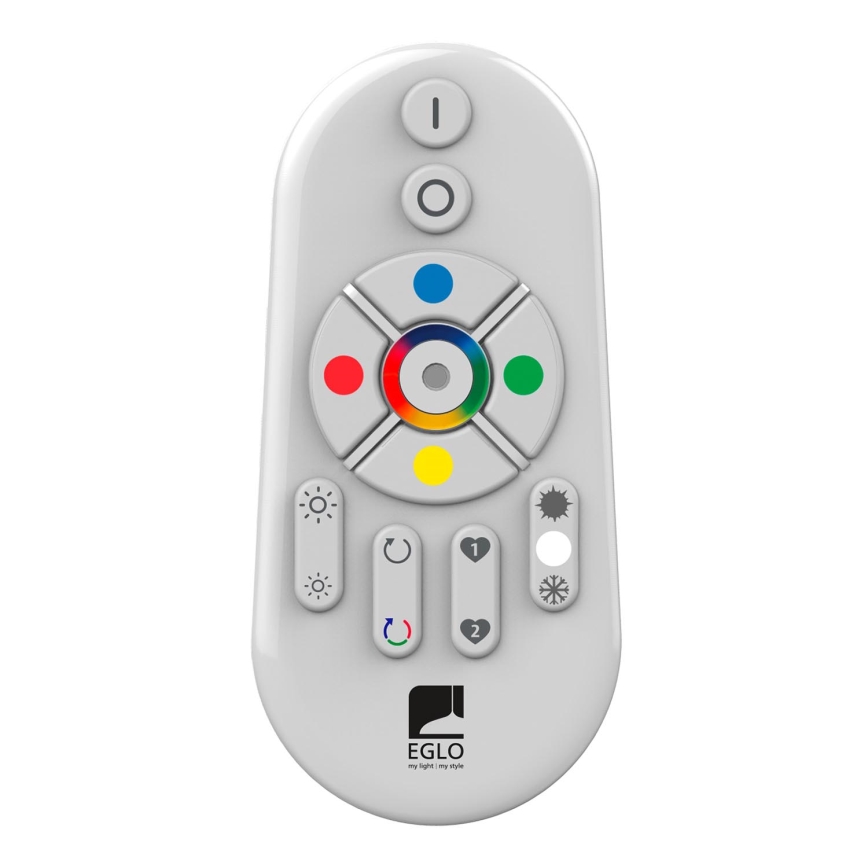 Eglo - Panel LED RGBW regulable de superficie SALOBRENA-C WOOD LED/34W/230V 2700-6500K 34x124 cm marrón + mando a distancia