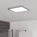 Eglo - Luminaria de techo LED para baño LED/13W/230V 2700/4000/6500K 29x29 cm IP44 cromo brillante