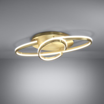 Eglo - Luminaria de techo LED regulable LED/40W/230V 2200-6500K dorada + mando a distancia