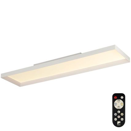Eglo - Luminaria de techo LED regulable, 43 W/230 V, blanca + mando a distancia