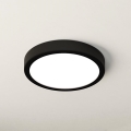 Eglo - Luminaria de techo para baño LED/17W/230V negra IP44 Ø 21 cm