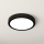 Eglo - Luminaria de techo para baño LED/17W/230V negra IP44 Ø 21 cm