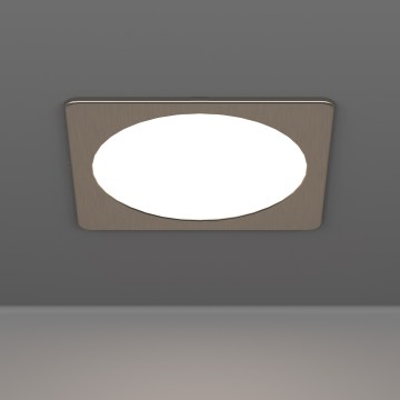 Eglo - Luminaria empotrable LED/10,5W/230V 2700/4000/6500K 16,6x16,6 cm cromo mate