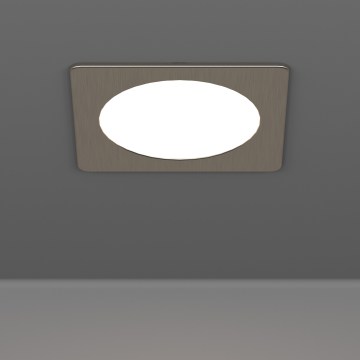 Eglo - Luminaria empotrable LED/6,3W/230V 2700/4000/6500K 11,9x11,9 cm cromo mate