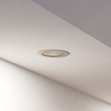 Eglo - Luminaria empotrable LED para baño 1xGU10/4,5W/230V IP44 cromo mate