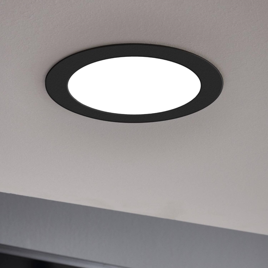 Eglo - Luminaria empotrada de techo LED, 16,5 W, 230 V, diámetro 21,6 cm