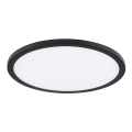 Eglo - Luminaria empotrada LED/22W/230V 4000K, negra, Ø 22,5 cm