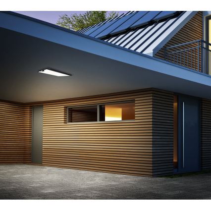 Eglo - Luminaria LED de techo exterior con sensor CASAZZA LED/18,5W/230V IP44