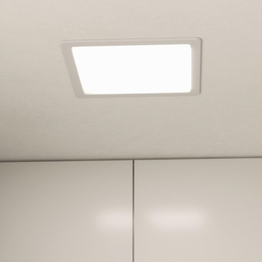 Eglo - Luminaria LED empotrable 16,5 W/230 V, 21,6 x 21,6 cm