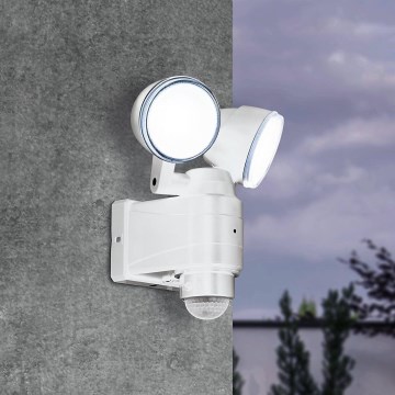 Eglo - Luminaria LED para exterior con sensor 2xLED/4W/4xLR14 IP44
