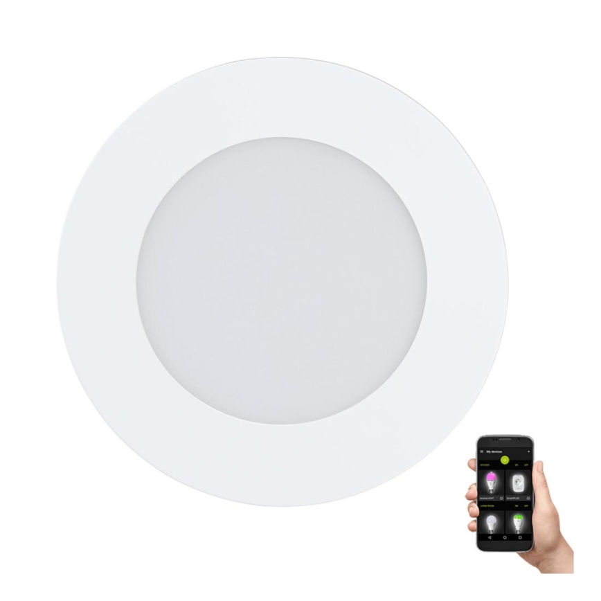 Eglo - Luminaria LED regulable para baño, 5,4 W / 230 V, IP44, ZigBee, diámetro 11,7 cm