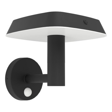 Eglo - Luminaria solar LED con sensor LED/8,5W/3,7V 2200 mAh IP44
