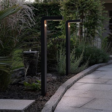 Eglo - Luminaria solar LED para exterior con sensor 18xLED/0,2W/3,7V 2200 mAh IP44