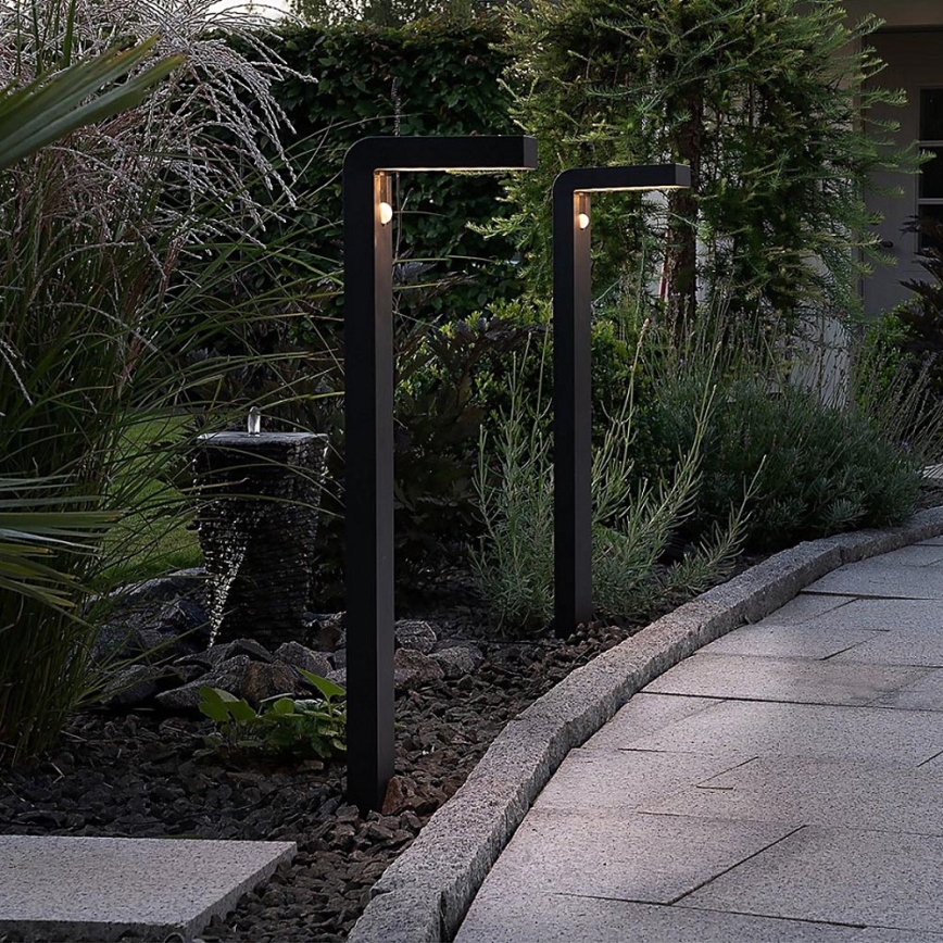 Eglo - Luminaria solar LED para exterior con sensor 18xLED/0,2W/3,7V 2200 mAh IP44