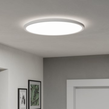 Eglo - Luz de techo LED regulable para baño LED/16,8W/230V 2700-6500K pr.50 cm IP44 blanco + control remoto