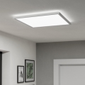 Eglo - Luz de techo LED regulable para baño LED/17W/230V 2700-6500K 50x50 cm IP44 blanco + control remoto