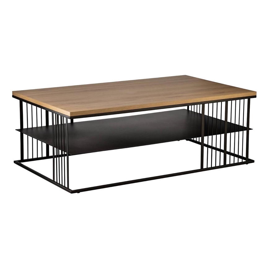 Eglo - Mesa de centro 36x100 cm marrón/negro