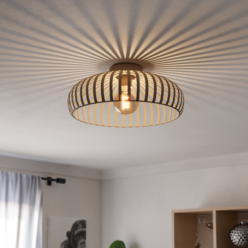 Eglo - Plafón 1xE27/40W/230V diá. 43 cm color crema