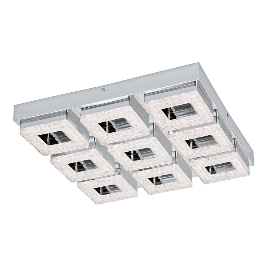 Eglo - Plafón cristal 9xLED/4W/230V