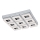 Eglo - Plafón cristal 9xLED/4W/230V