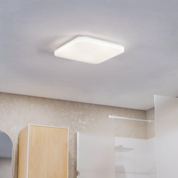 Eglo - Plafón de techo LED para baño LED/18W/230V 33x33 cm IP44