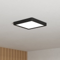 Eglo - Plafón de techo para baño LED/10,5W/230V 22x22 cm IP44 negro