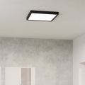 Eglo - Plafón LED/13W/230V 2700/4000/6500K 29x29cm negro