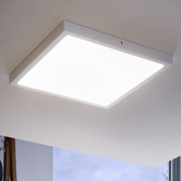 Eglo - Plafón LED 1xLED/25W/230V blanco cuadrado 4000K 40x40 cm
