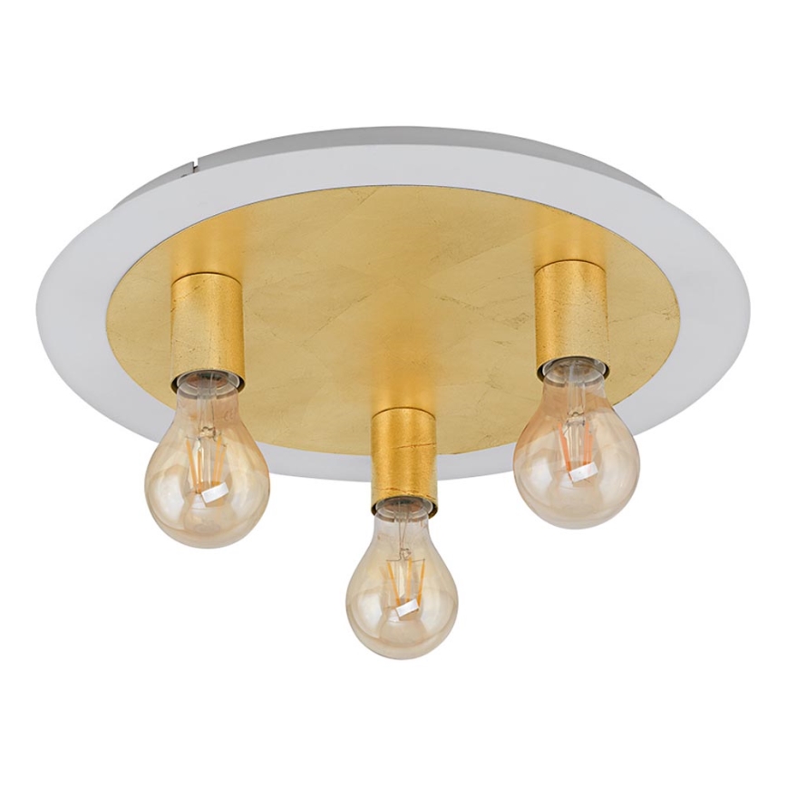 Eglo - Plafón LED 3xE27/4W/230V dorado