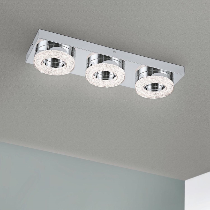 Eglo - Plafón LED cristal 3xLED/4W/230V