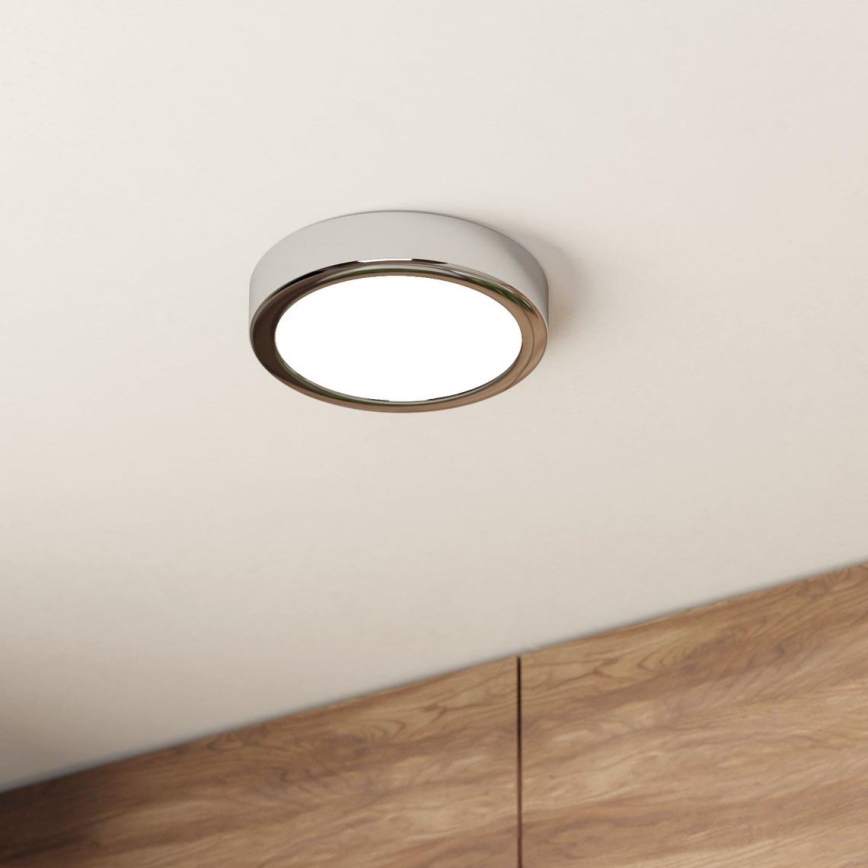 Eglo - Plafón LED de baño LED/11W/230V IP44 cromo brillante