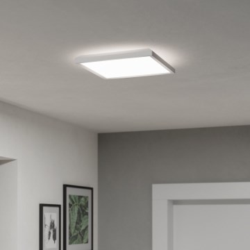 Eglo - Plafón LED de baño LED/13,4W/230V 2700/4000/6500K 29x29 cm IP44 blanco