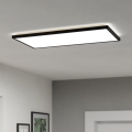 Eglo - Plafón LED de baño LED/17,2W/230V 2700/4000/6500K 30x57 cm IP44 negro