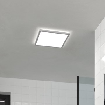 Eglo - Plafón LED de baño LED/17,6W/230V 2700K/4000K/6500K 39x39 cm IP44 blanco