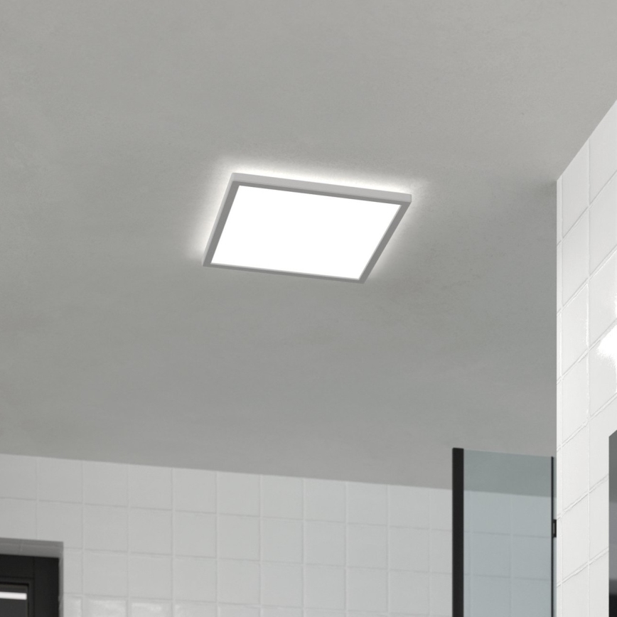 Eglo - Plafón LED de baño LED/17,6W/230V 2700K/4000K/6500K 39x39 cm IP44 blanco