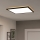 Eglo - Plafón LED de baño LED/17W/230V 2700/4000/6500K 50x50 cm IP44 negro