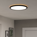Eglo - Plafón LED de baño LED/18,5W/230V 2700K/4000K/6500K diá. 38,9 cm IP44 negro