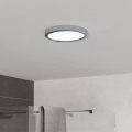 Eglo - Plafón LED para baño LED/11,5W/230V 2700/4000/6500K Ø 21,1 cm IP44 cromo brillante