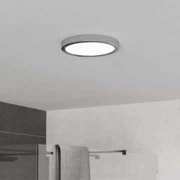 Eglo - Plafón LED para baño LED/11,5W/230V 2700/4000/6500K Ø 21,1 cm IP44 cromo brillante