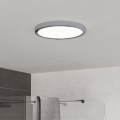 Eglo - Plafón LED para baño LED/14,2W/230V 2700/4000/6500K diámetro 27,8 cm IP44 cromo brillante