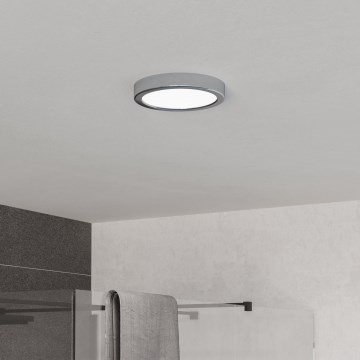 Eglo - Plafón LED para baño LED/7,5W/230V 2700/4000/6500K diámetro 16,6 cm IP44 cromo brillante