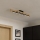 Eglo - Plafón LED regulable 2xLED/10W/230V 3000K negro/beige