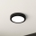 Eglo - Plafón LED regulable LED/11W/230V negro
