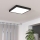 Eglo - Plafón LED regulable LED/20,5W/230V negro 28,5x28,5 cm