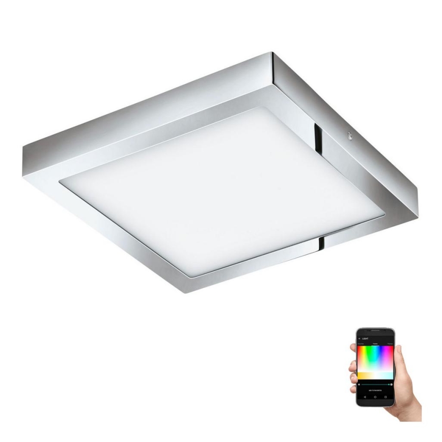 Eglo - Plafón LED RGBW regulable FUEVA-C LED/21W/230V Bluetooth